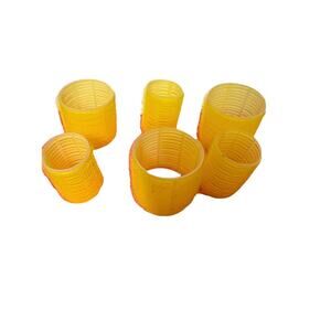 Drybar High Tops Self-Grip Rollers Setting Curlers YELLOW 6-PK 3 Medium/3 Large